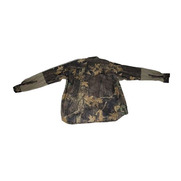 Vintage Columbia Size XL Shirt Mens Medium Brown Camo Shooting Vented Hunting - Picture 2 of 16